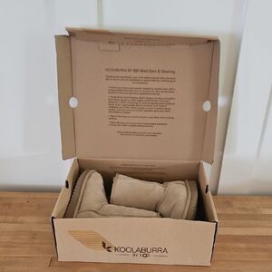Koolaburra Beige Ankle Booties